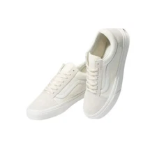 Vans Old Skool Woven Check Pltnm/Pastel Gry Unisex Skate Shoes Size 7.5 M, 9 W