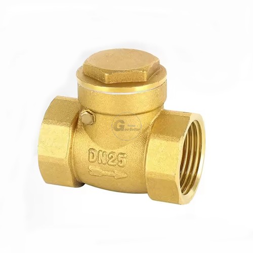 Válvula antirretorno BSPT 1/2" 3/4" 1" rosca hembra latón válvulas de retención montaje - Imagen 4 de 10