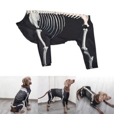 Dog Clothes Halloweens Party Costume Skeletons Print Hoodies Sweatshirt Pet