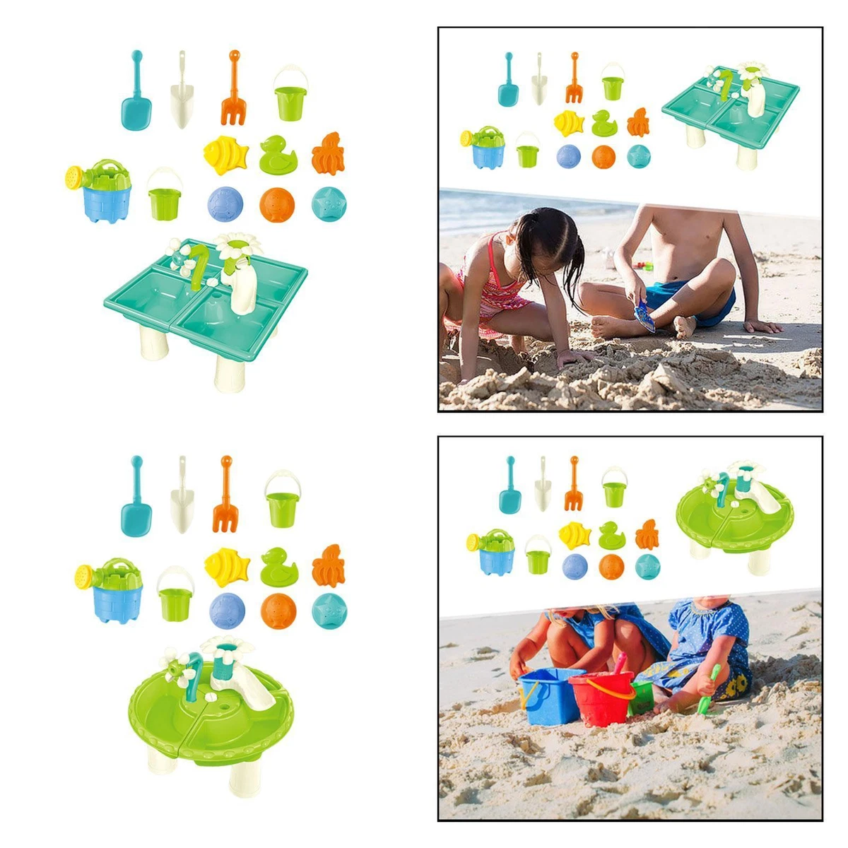13Pcs Sand and Water Table kid water Table for Activity Outdoor