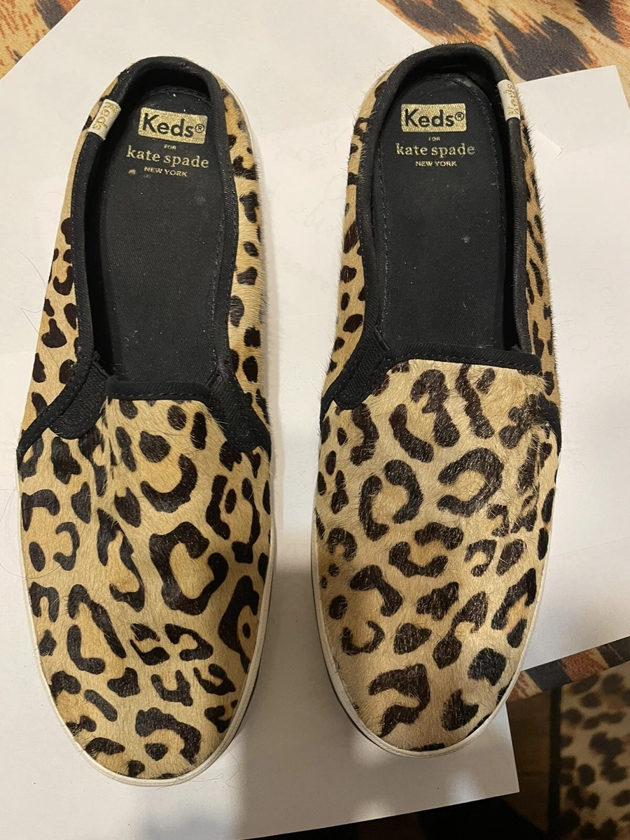 Keds kate spade leopard slip on top
