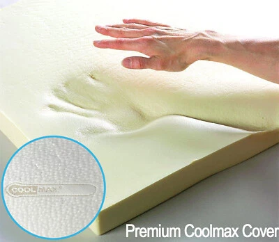 NEW CHILDREN KIDS ORTHOPAEDIC MEMORY FOAM MATTRESS TOPPERS ALL SIZE & THICKNESS