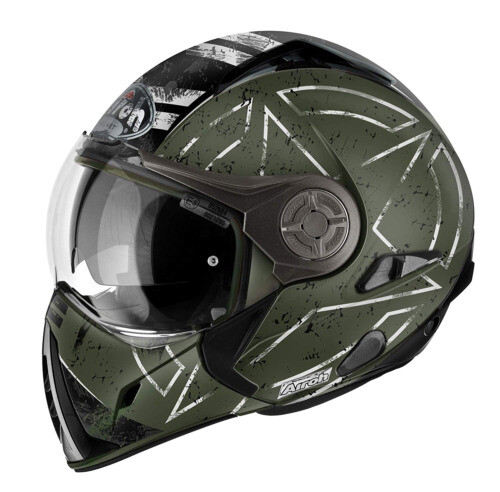 Moto Cross Enduro Helmet Airoh WRAAP Opaque Pin-Up