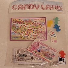 Jolees CANDY LAND Board Family Game Hasbro Candyland 3D Craft Scrapbook Stickers