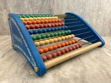 Playskool Abacus Good Used Condition 12X9X6  -  1960'S - 70'S