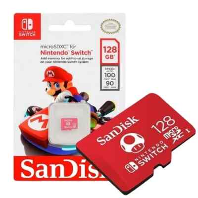 Sandisk Microsd Sandisk 128gb Memory Chip Nintendo Switch Memory