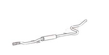 EXHAUST MIDDLE SILENCER FITS CITROEN DS3 1.6 THP 2009-2015 **BRAND NEW**