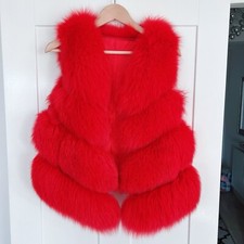 Real Fox Fur Lux Gillet Sizes/m