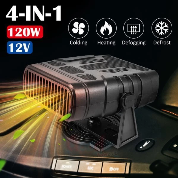 4 IN1 Portable Car Heater 12V 120W Heating Fan Defogger Defroster Demister  US | eBay