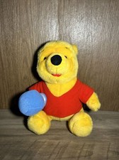 Vintage Winnie The Pooh 1994 Teddy Bear Plush With Honey Pot Disney mattel 10 IN