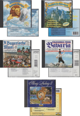 Bavarian Folk Music 5CD BUNDLE