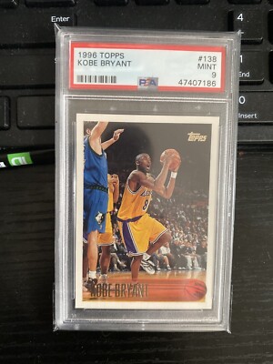 【NBA】Kobe Bryant 1996 Topps #138RC PSA9 1996 Topps #138 Kobe Bryant Rookie RC Mint PSA 9 | eBay