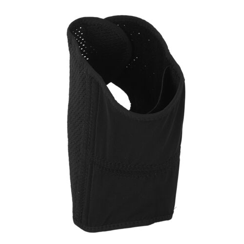 7611 Sports Kneepad Black Breathable Knee Compression Sleeve Adjustable Comp Fxt - Picture 1 of 12