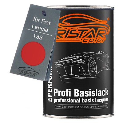Autolack Dose spritzfertig für Fiat Lancia 133 Rosso Canton Basislack 1,0L