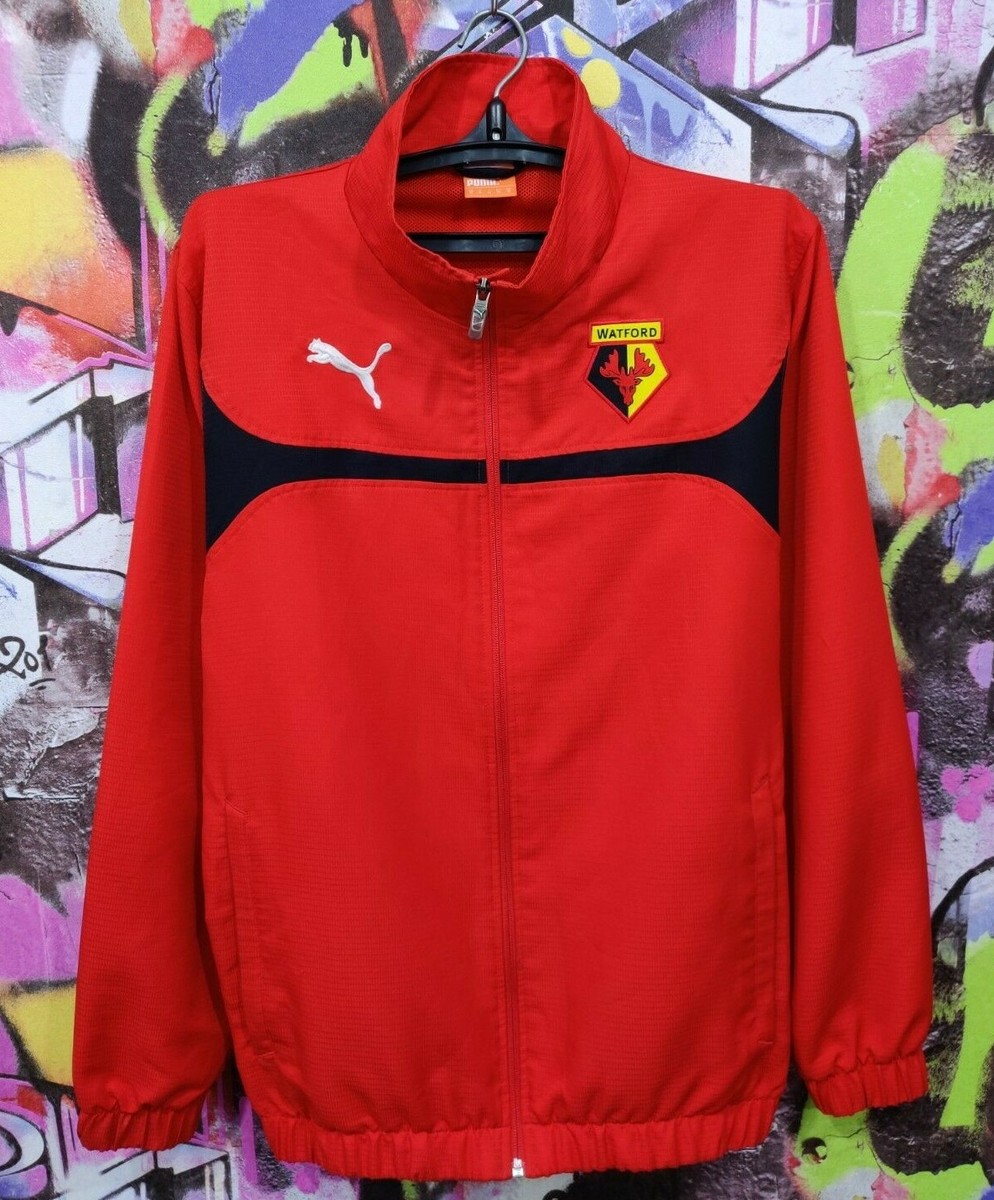 Watford FC The Hornets Football Soccer Longsleeve Jacket Top Puma