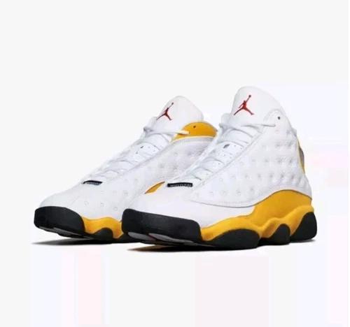2022 Nike Air Jordan 13 XIII Retro White University Del Sol Black 414571-167 Men