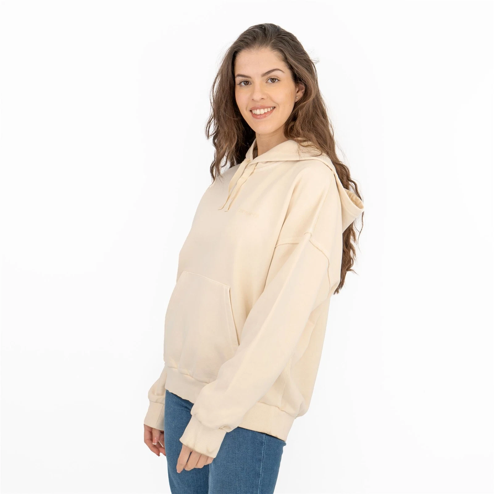 Carhartt Hoodie Womens Marfa Sweatshirt Cotton Hoody Ivory Beige L Large
Opens in a new window or ta