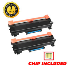 2PK Fits for Brother TN760 Toner MFC-L2710dw HL-L2730DW MFC-L2750DW DCP-L2550DW