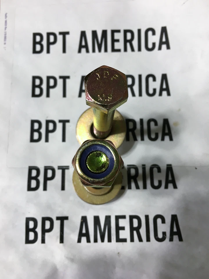 2x 10.9 1995 2000 Dodge Stratus Cirrus Breeze Rear Lower Shock Bolt Kit 99 98 - Изображение 2 из 4