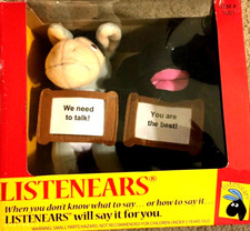 Listenears Plush Dog Donkey Feelings Communicate Relationships Dry Erase Pen-NEW