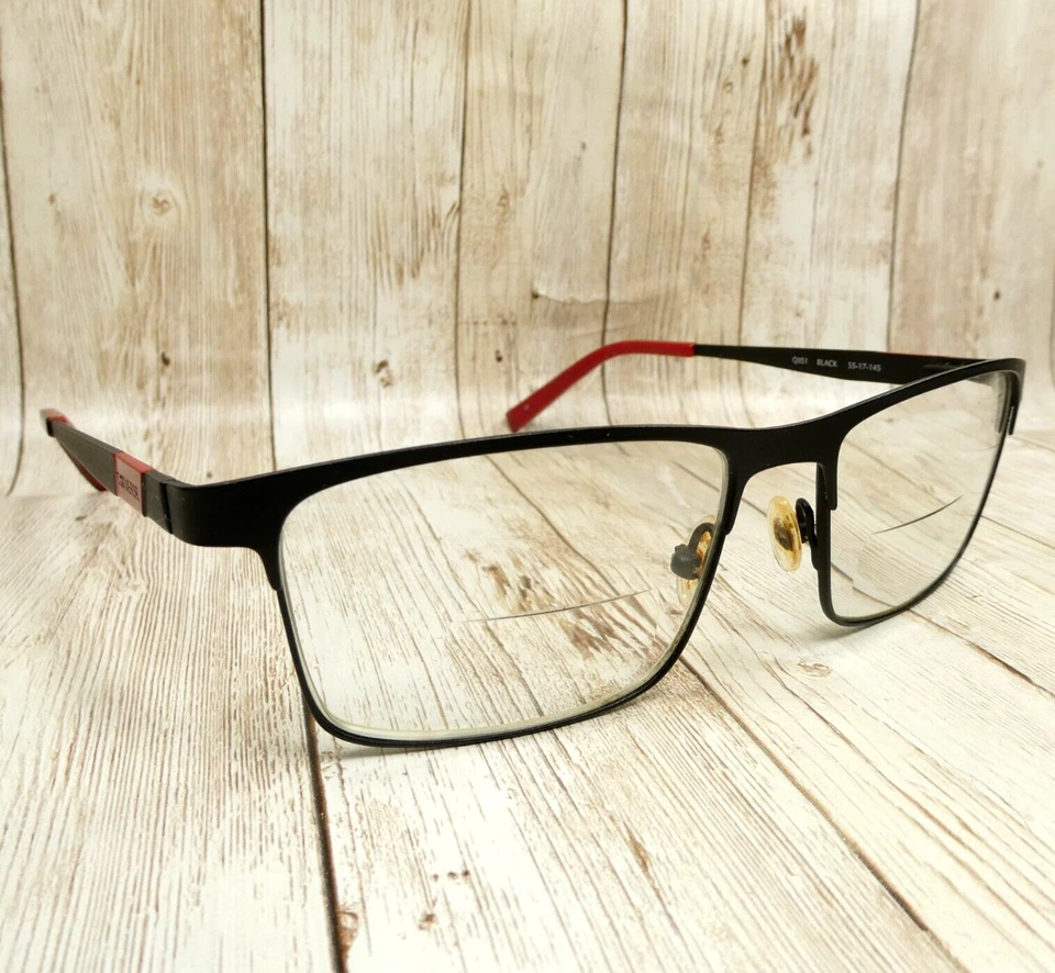 MARCOS Y ESTUCHE Converse de metal mate negro rojo - Q051 negro 55-17-145 Foto 3 de 4