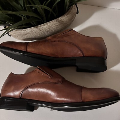 ALDO leather pointed toe monk strap dress shoes in brown - size 43 mens Gomez – Men Cognac Monkstrap loafer - ALDO main image 4