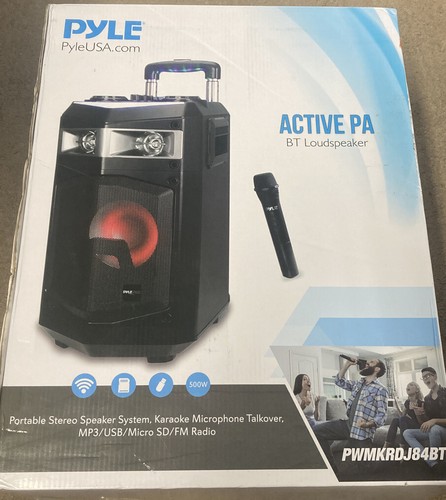 Pyle PWMKRDJ84BT Portable PA Speaker 