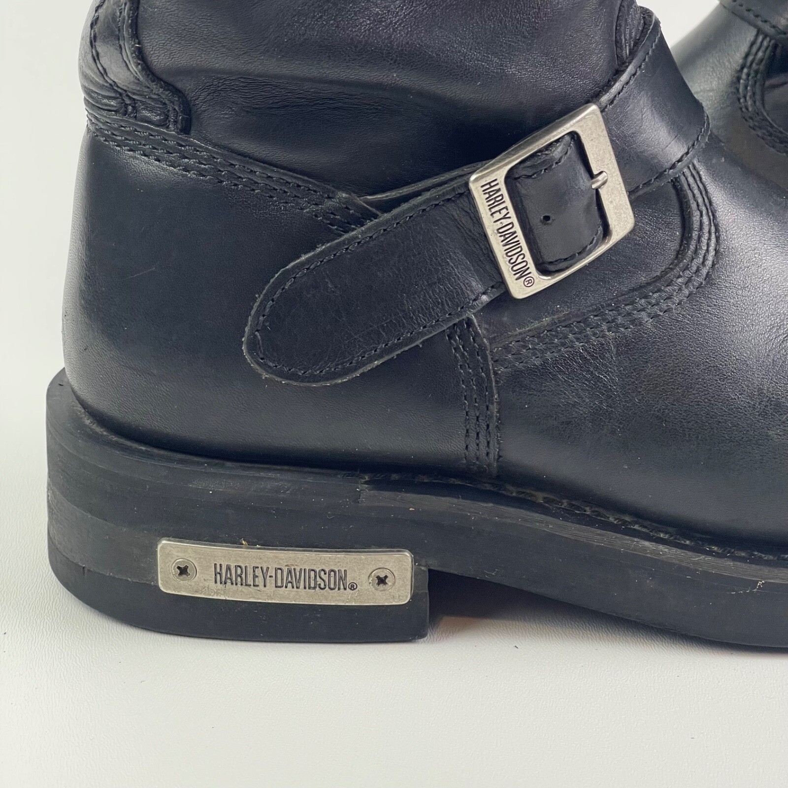 Harley Davidson Mens Biker Motorcycle Boots Size 9.5 eBay