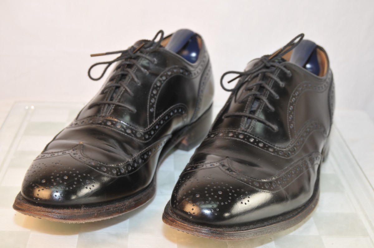 Johnston Murphy Mens 9 D/B Leather Brogue Wingtip  display picture 1