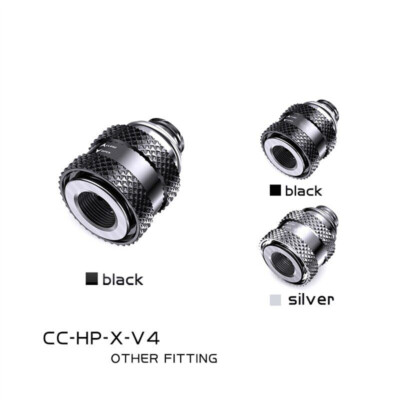 Bykski Hand Push Water Valve G1/4'' Brass Expansion Open Stop Switch Fitting