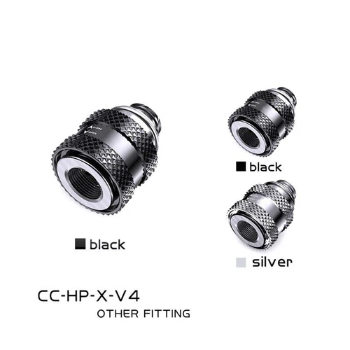 Bykski Hand Push Water Valve G1/4'' Brass Expansion Open Stop Switch Fitting