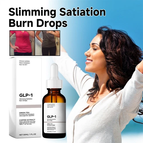 1-3PCS GLP-1 Weight Loss Fat Burner Drops Diet Supplement Slimming Drops 30ml - Picture 6 of 15