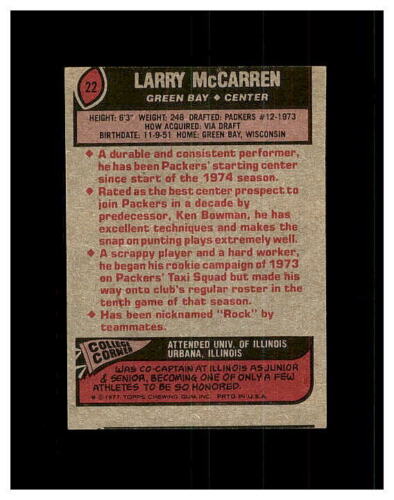 1977 TOPPS FOOTBALL #1-300 YOU PICK SEE PHOTOS OF EVERY CARD STARS *NEW LISTING* - Picture 31 of 433