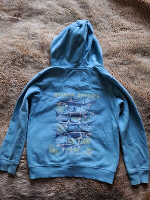 Fat Face Shark Hoodie for child age 10-11 yrs UK