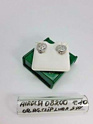 Orecchini A Cuore In Argento 925 Con Zirconi - J.Vénus, Fatti A Mano In Danimarca