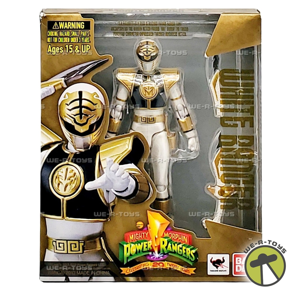 S.H. Figuarts Mighty Morphin Power Rangers White Ranger Action Figure Bandai  | eBay