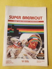 Super Breakout (Atari 2600 CX2608) Original Game Manual Instruction Booklet 1981