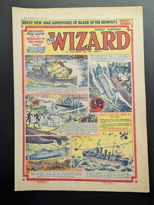 Wizard Comic No 1624, March 30th 1957, D.C. Thomson, Birthday Issue