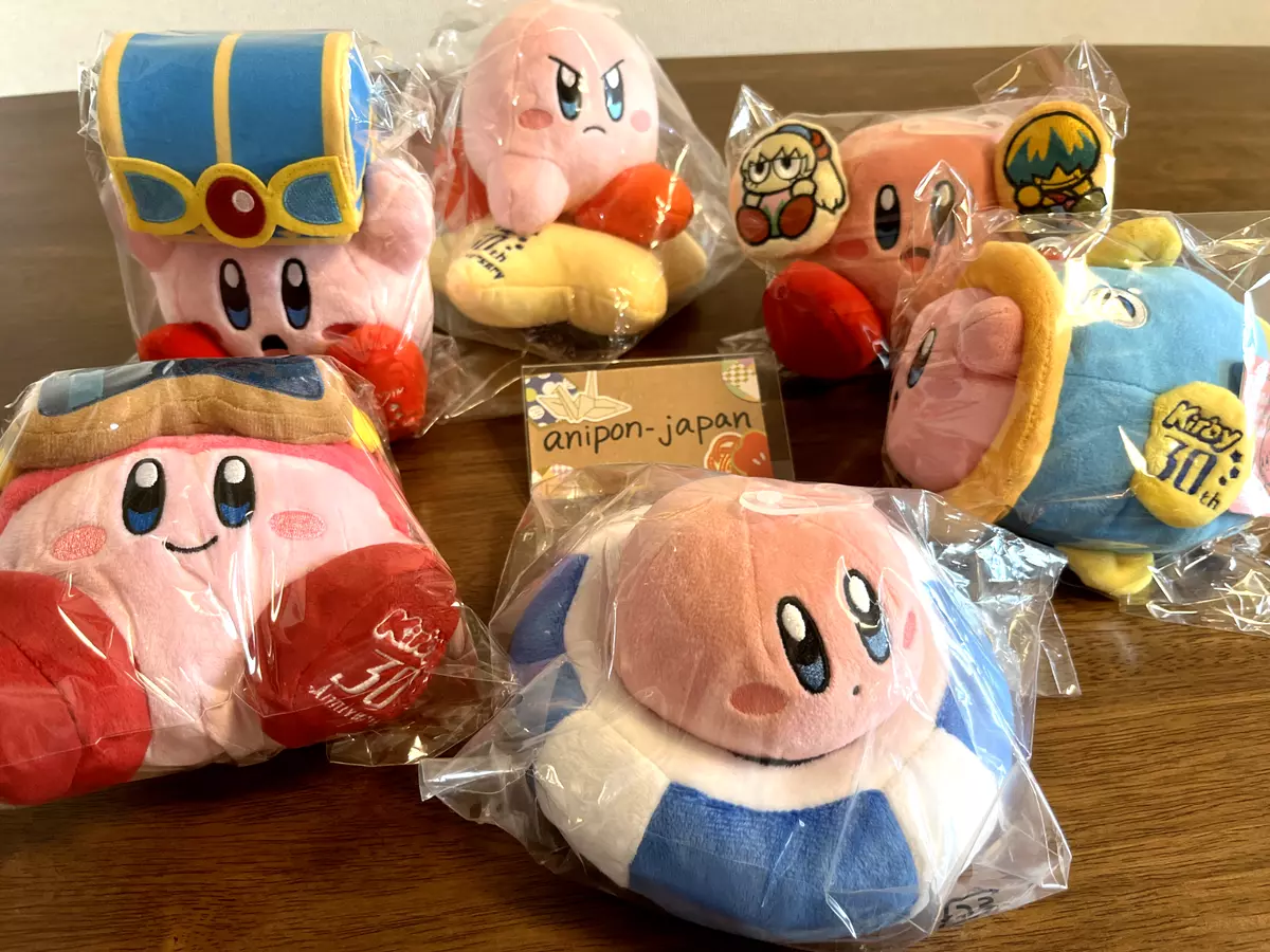 6 Kirby Super Star Plush Multicolour Kirby Soft Stuffed Doll Toys Kids  Gifts