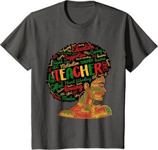 Black Smart Teacher Woman Pride Black History Month Youth Unisex T-shirt