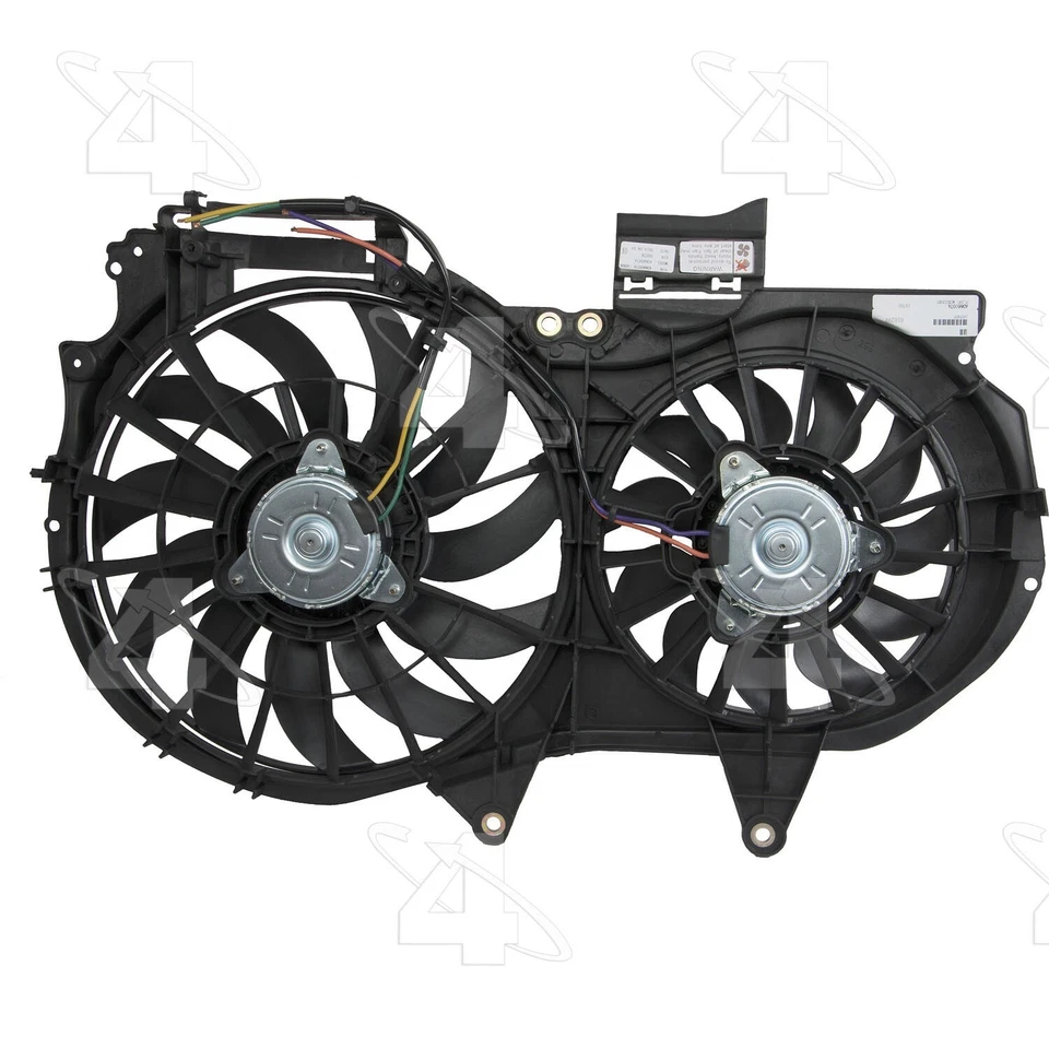 For 2005-2008 Audi A4 Dual Radiator and Condenser Fan Assembly 4 Seasons 2006 - Image 4 of 4