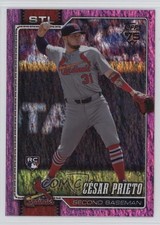 2026 Topps Series 1 Pink Holo Foil Cesar Prieto César Prieto #95 1qy3