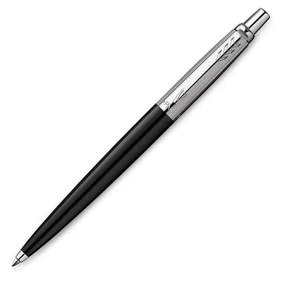 Parker Jotter ballpoint pens Black with Blue Ink, made France, Unboxed
