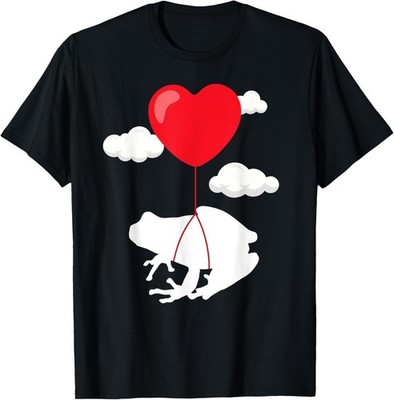 Frog Valentine's Day Shirt Valentines Gift Animal Lover T-Shirt