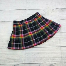 2/3 Mini Boden Plaid Wool Skirt