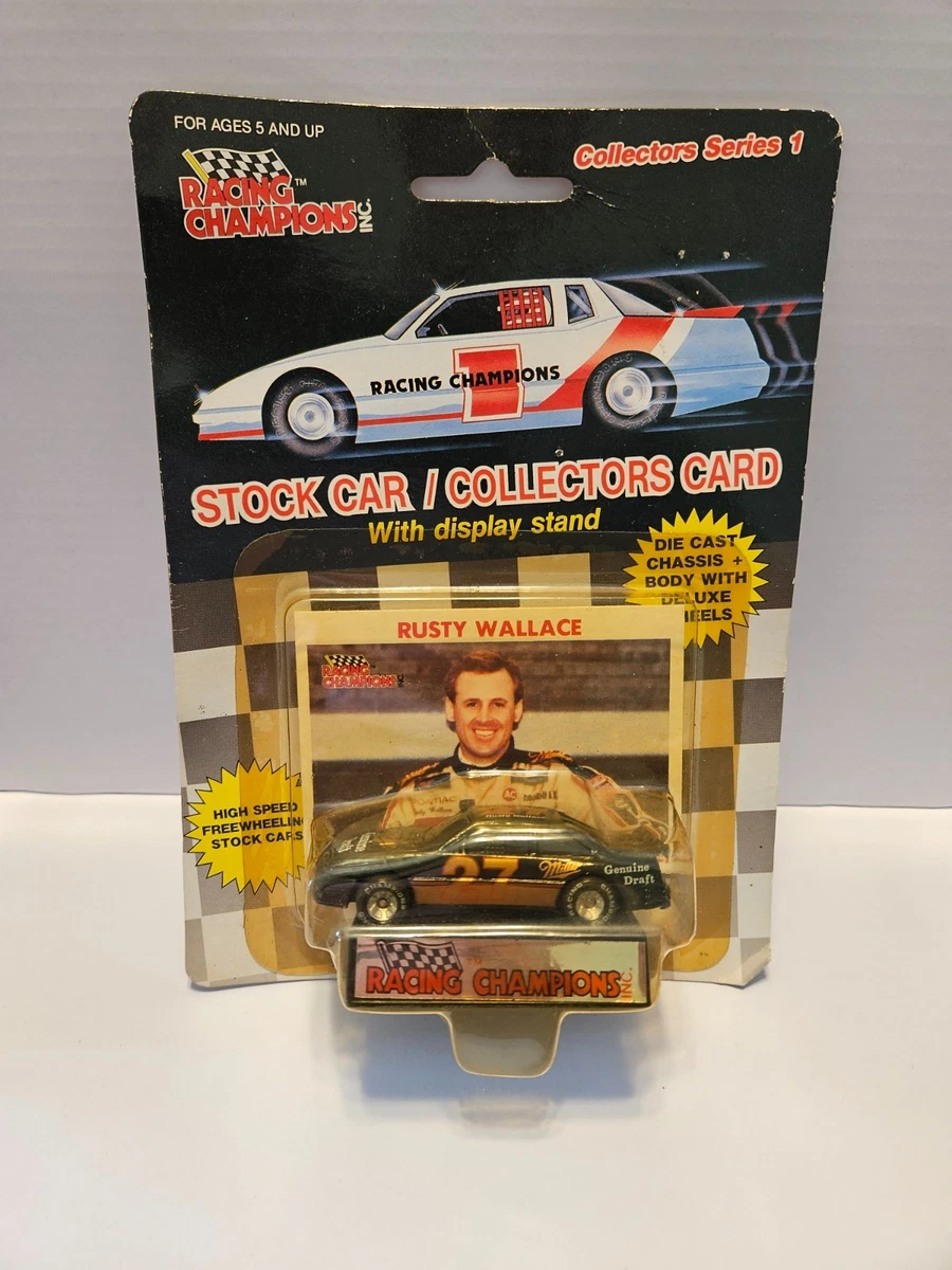 Rusty Wallace Diecast Racing Cars Pontiac 1989 Vehicle Year for