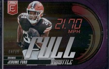 2025 Donruss Elite Jerome Ford Purple Full Throttle /49