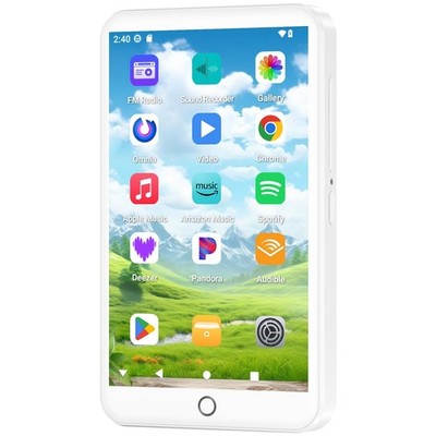 Bluetooth MP3 Player with WiFi, 4'' Touchscreen, 3GB RAM, 32GB Storage, Spotify &