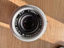 Leica Summicron M 35mm f/2 ASPH Chrome on Brass 11882 Black UVa 11  Mint -no box