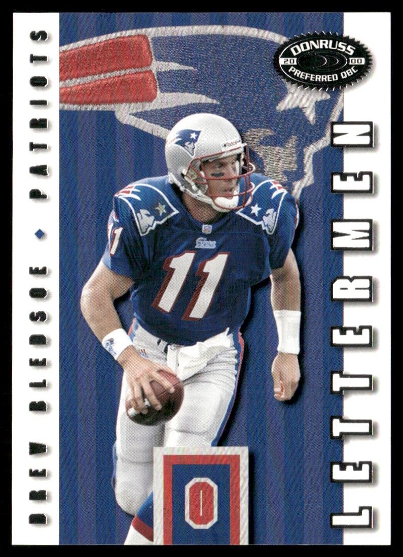 Drew Bledsoe 2000 Donruss Preferred Lettermen #LM47 #/125 - New England Patriots